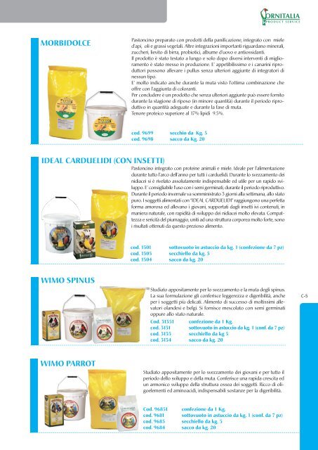 catalogo 2012 - Ornitalia Product Service