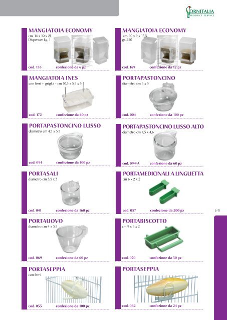 catalogo 2012 - Ornitalia Product Service