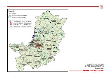QUADRO CONOSCITIVO Repertorio - Provincia di Firenze