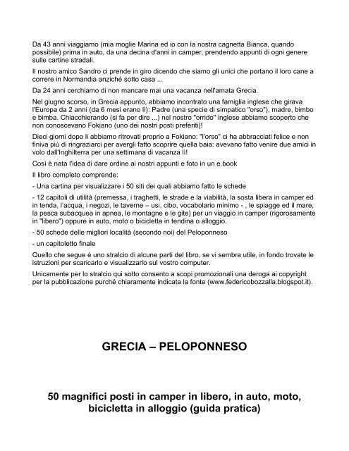 Leggi il resoconto - Camper online