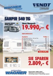 Saphir 515 SKM - Wohnwagen Vogt GmbH