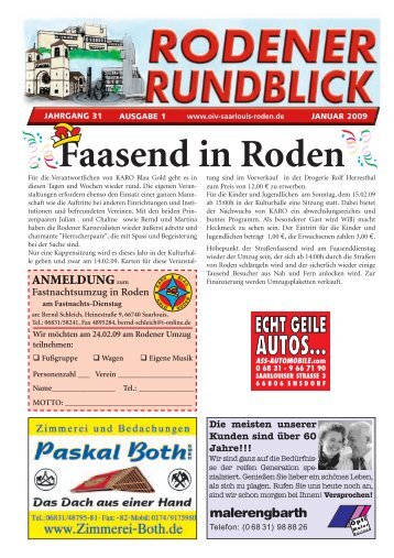 Download der Ausgabe - OIV Saarlouis Roden