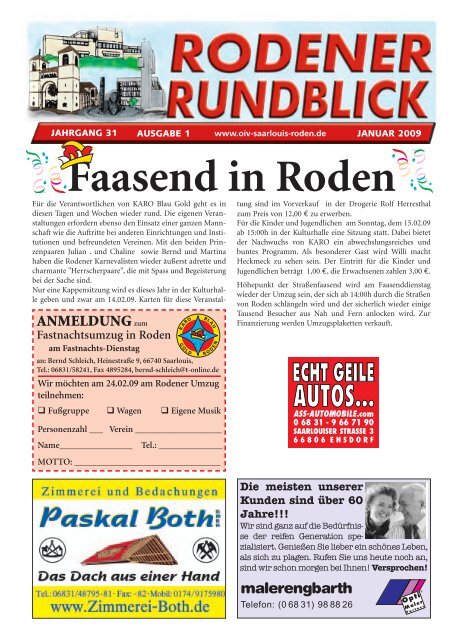 Download der Ausgabe - OIV Saarlouis Roden