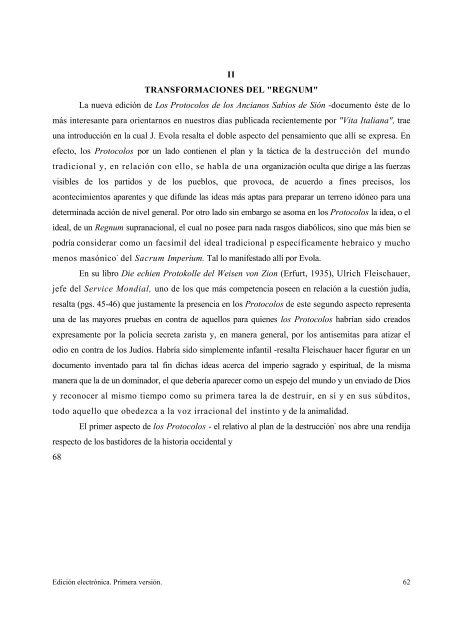 Julius Evola Escritos Sobre Judaismo - No-IP.com