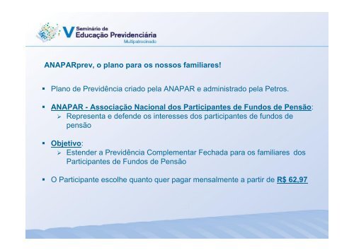 Fundos Instituídos - Ministério da Previdência Social