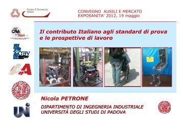 Nicola PETRONE Il contributo Italiano agli ... - A.D.M.- A.REHA