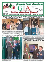 Italian American Journal Giornale Italo Americano - GIA