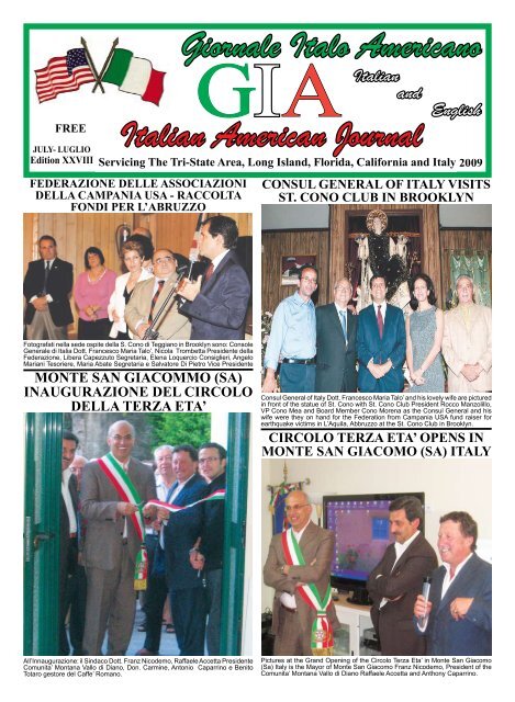 Italian American Journal Giornale Italo Americano - GIA