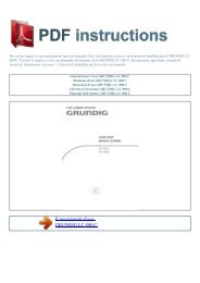 Istruzioni per l'uso GRUNDIG LC 800 C - ISTRUZIONI PDF