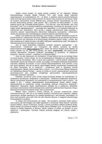 Buzan Tony - Sekrety Superpamięci.pdf - Prawa DDA