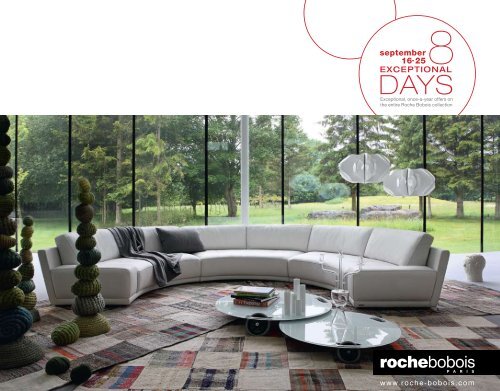 Roche Bobois – 8 Exceptional Days - European Designs