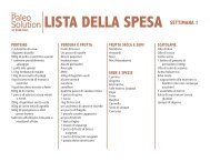 LISTA DELLA SPESA SETTIMANA 1 - Robb Wolf