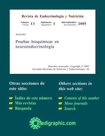 Pruebas bioquímicas en neuroendocrinología - edigraphic.com