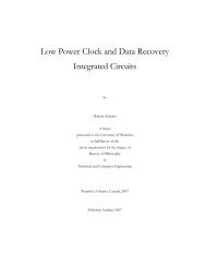 1.4 Clock and Data Recovery Circuit - UWSpace - University of ...