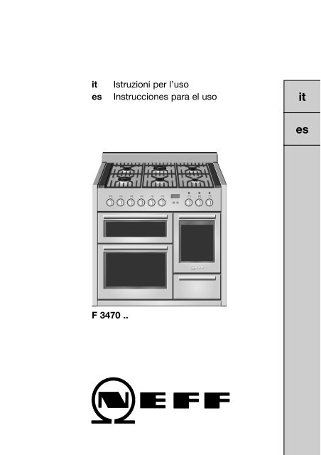 Libro de instrucciones F3470 - Neff