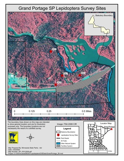 A survey of Lepidoptera in three priority areas of the Minnesota state ...