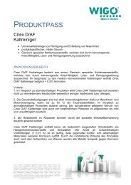 Cirex D AF Kaltreiniger - Wigo