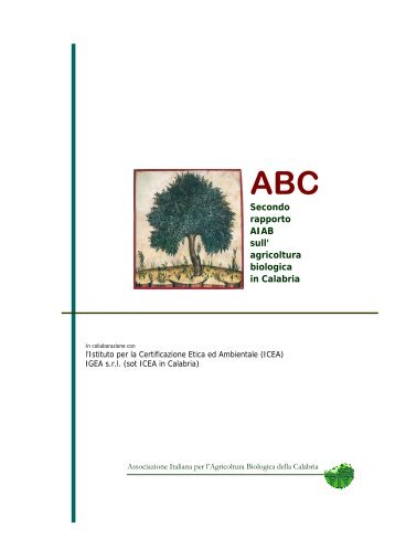 Secondo rapporto AIAB sull' agricoltura biologica ... - GAIA CALABRIA