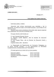 Circular nº 1 - Ministerio de Educación