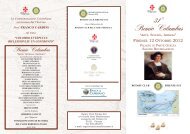 31° Premio Columbus - Rotary International - Distretto 2070