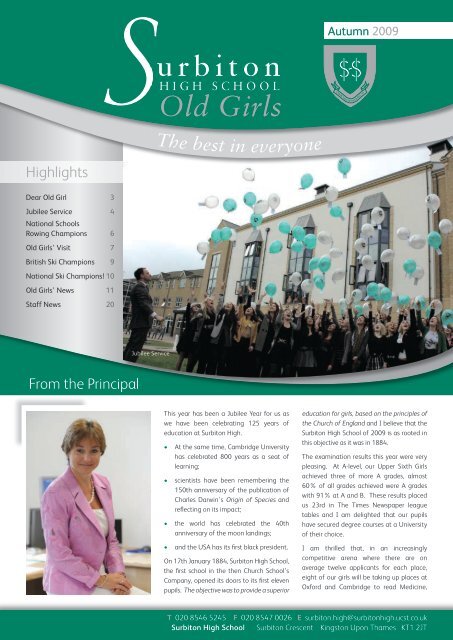 Old Girls News Surbiton High School