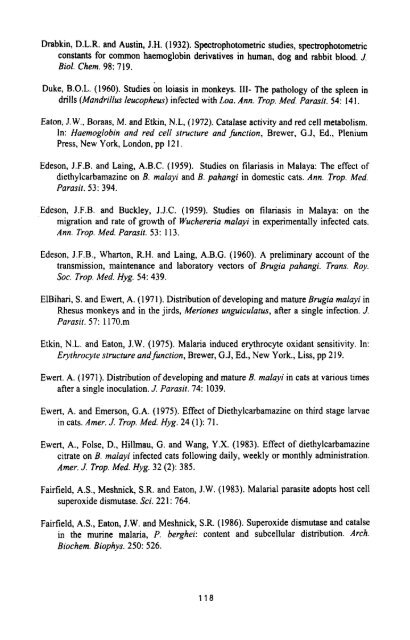 effect of infection of the filarial parasite brugia malayi - Pondicherry ...