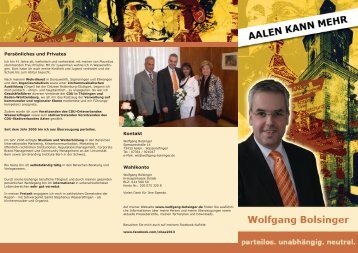 Download - wolfgang bolsinger ob für aalen