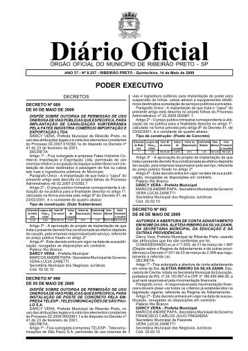 Diário Oficial - Ribeirão Preto