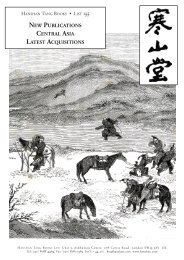 NEW PUBLICATIONS CENTRAL ASIA LATEST ACQUISITIONS