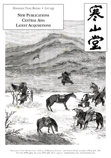 NEW PUBLICATIONS CENTRAL ASIA LATEST ACQUISITIONS