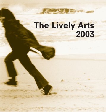 The Lively Arts 2003 - laguardia arts!