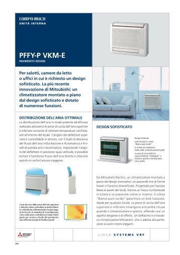 PFFY-P VKM-E - Climatizzazione - Mitsubishi Electric