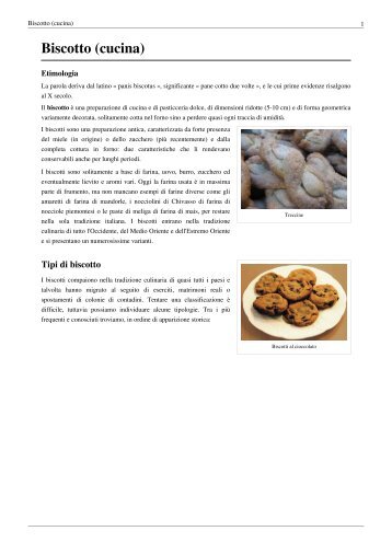 Biscotto (cucina) - Prodotti monastici