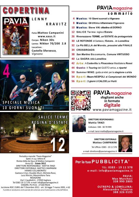 Oppure scarica il PDF - Pavia Magazine