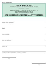 Acquista le piantine di Veneto Agricoltura