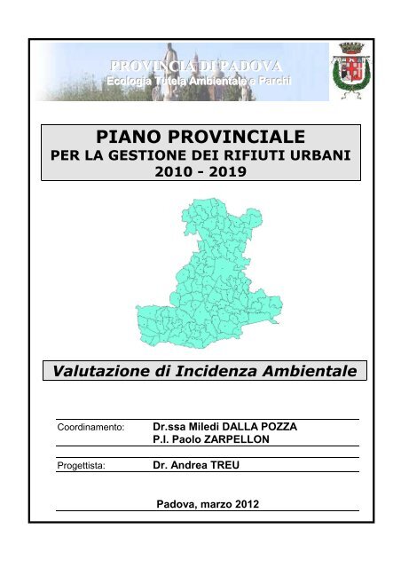 V.Inc.A - Provincia di Padova