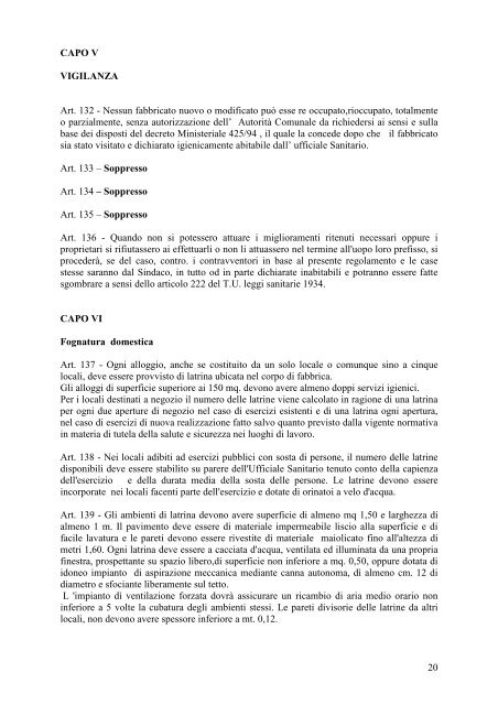 regolamento comunale di igiene e sanità - Comune di Cuneo