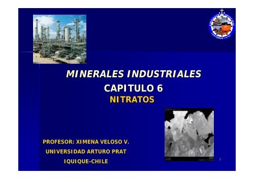 MINERALES INDUSTRIALES CAPITULO 6 - Universidad Arturo Prat