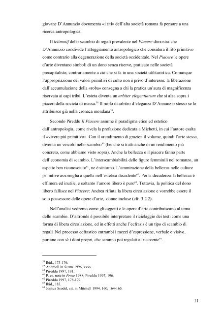 L'ecfrasis nel Piacere di Gabriele d'Annunzio - E-thesis