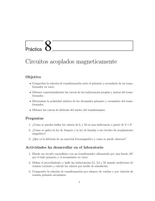 Circuitos acoplados magneticamente - Docentes.unal.edu.co