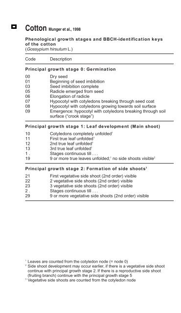 Growth stages of mono-and dicotyledonous plants - Regione ...