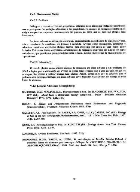 Morcegos em áreas urbanas e rurais - Governo do Estado do Pará