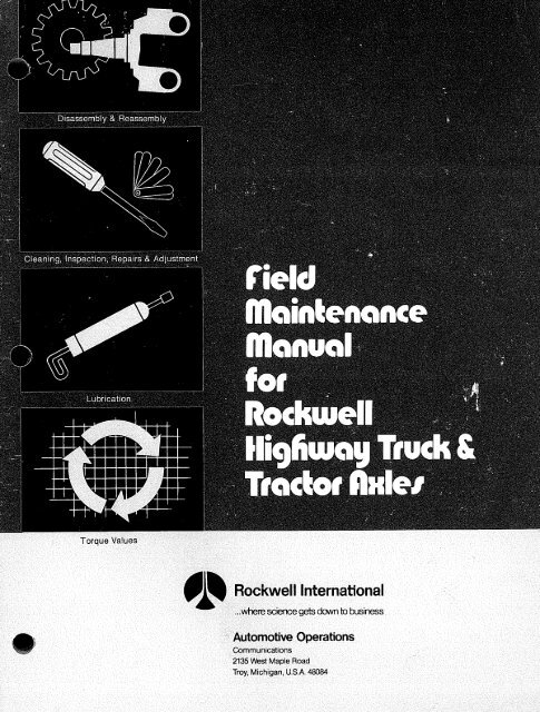 Rockwell Field Maintenance Manual.pdf - Wanderlodge Owners ...