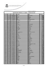 graduatoria definitiva 15° bando - canone sociale - Comune di ...