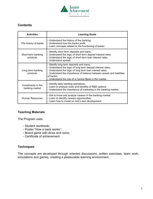 A Successful Partnership - Junior Achievement