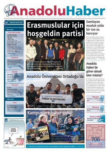 Erasmuslular için hoşgeldin partisi - Anadolu Haber Gazetesi ...