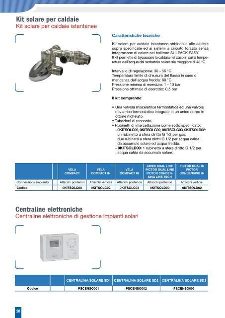 Catalogo GAMMA SOLARE - Nova Florida