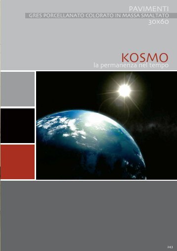 Catalogo Kosmo - Progetto Baucer