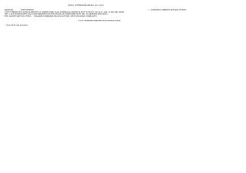ARRIVI E PRESENZE MENSILI 2011-2012 ... - Provincia di Siena
