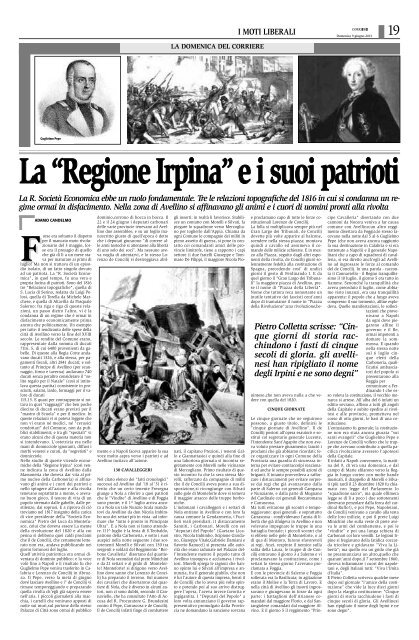 Edizione del 09/06/2013 - Corriere